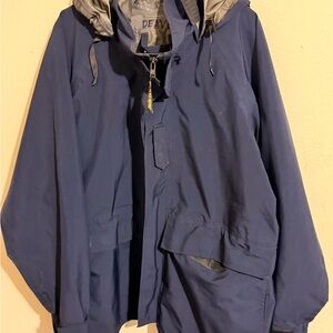 GORE-TEX Dark Blue Raincoat Mens Size Xl